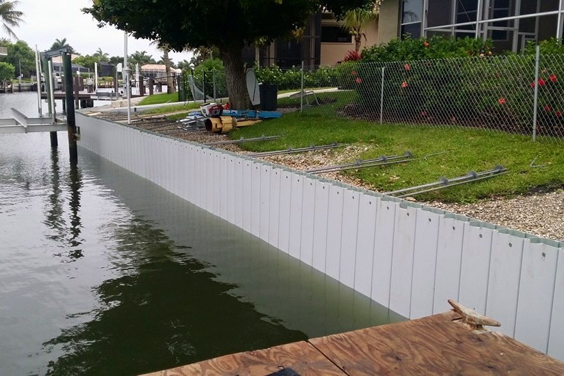 seawall by Truline low impact construction