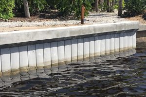 Compare Concrete Seawall with Vinyl Seawall | TRULINE® Wall System