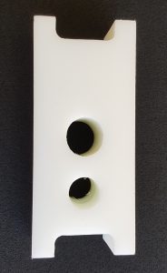 Truline vinyl sheet piling 1 rebar reusable locator