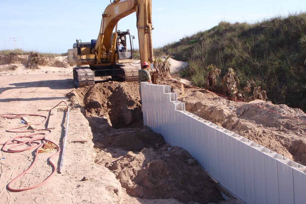 barrier wall Truline system Texas
