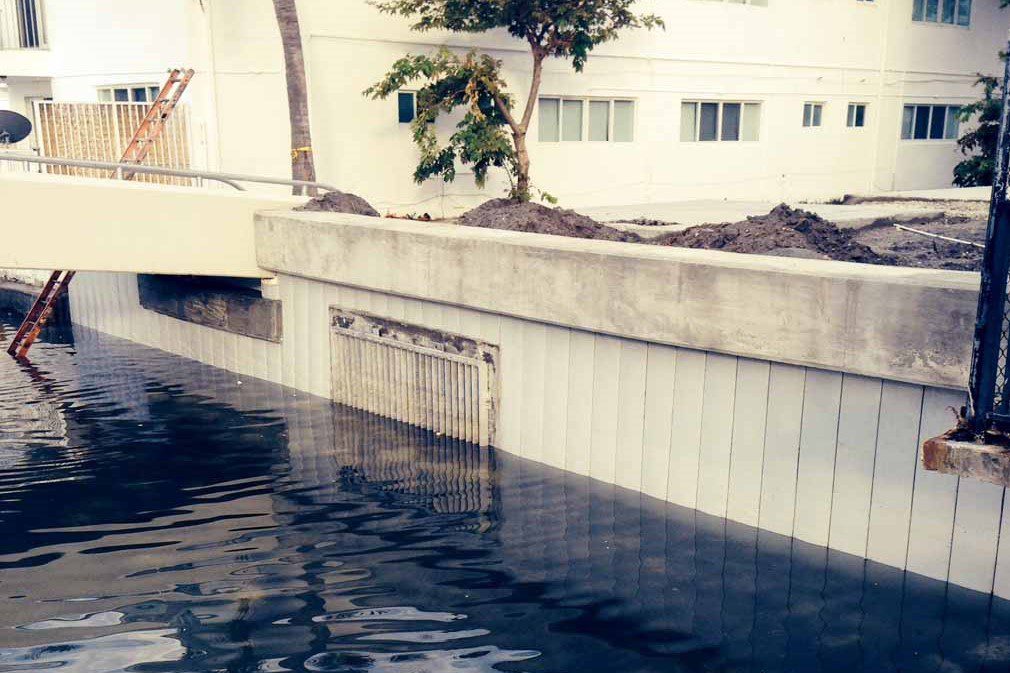 pumping station seawall Miami 